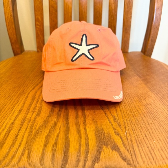LIFE IS GOOD ADJUSTABLE CAP, STARFISH, MELON - Picture 7 of 7